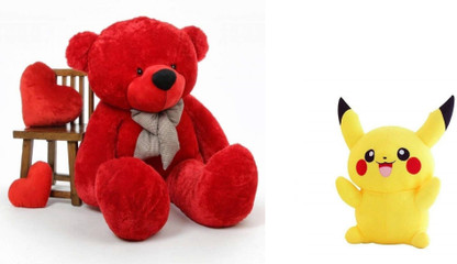 pikachu teddy bear 4 feet