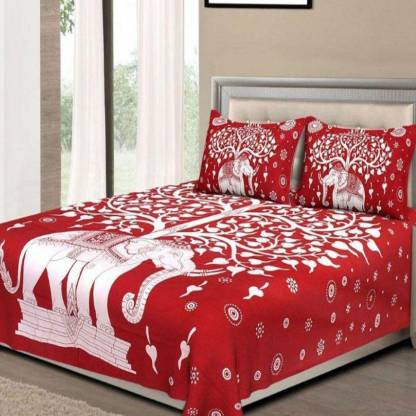 Collection 150 TC Cotton Double Printed Bedsheet - Buy Diva Collection 150 TC Double Printed Bedsheet Online at Best Price in India | Flipkart.com