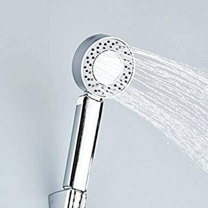 Brushed Nickel Telephone Style Bathroom Water Saving Hand Held Shower Head Spray