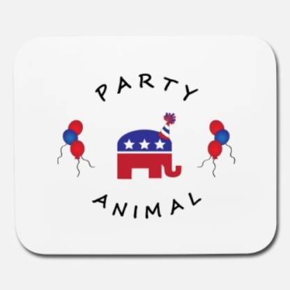 SKY DOT party animal republican update 2 mouse pad Mousepad - SKY DOT :  