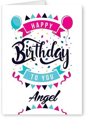 Midas Craft Happy Birthday Angel 04 Bithday Message Greeting Card Price In India Buy Midas Craft Happy Birthday Angel 04 Bithday Message Greeting Card Online At Flipkart Com