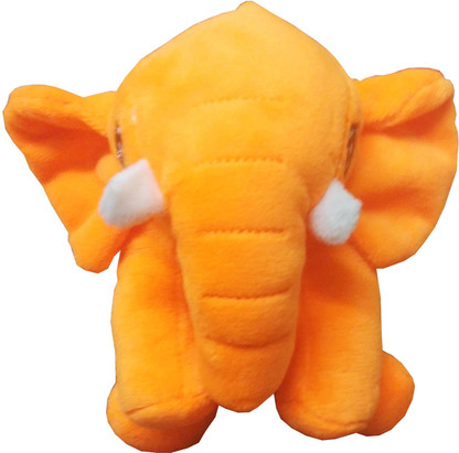 orange stuffed elephant