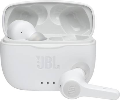 JBL Tune 215TWS with 25 Hours of Playtime Bluetooth Headset  (White, True Wireless)
