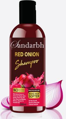 Sandarbh Red onion Shampoo for Hair Growth , Anti-Hair fall and  anti-dandruff 200 ml Men & Women - Price in India, Buy Sandarbh Red onion  Shampoo for Hair Growth , Anti-Hair fall