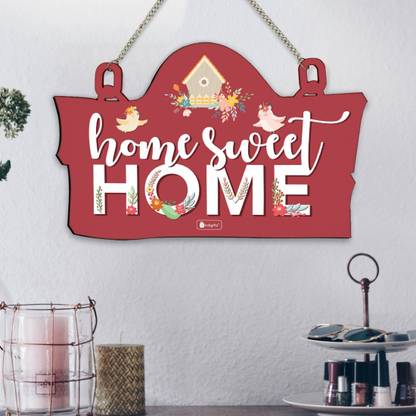 Indigifts Home Sweet Printed Wooden Wall Hanging 8x12 5 Inches Entrance Sign Board Decor Items In India - Sweet Home Wall Decor Indigifts Home Sweet Printed Wooden Wall Hanging 8x12 5 Inches Entrance Sign Board Decor Items In India - Sweet Home Wall Decor
