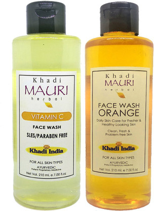 khadi face cleanser vitamin c