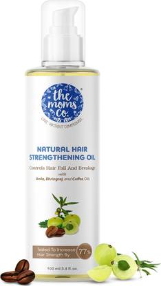 The Moms Co Natural Hair Strengthening Oil Tested To Increase Strength By 77 Controls Hairfall With Amla Bhringraj Coffee And Tea Tree Oils Hair Oil Price In India Buy The