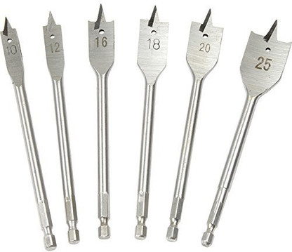 evone Quality Flat Wood Drill bit set 
