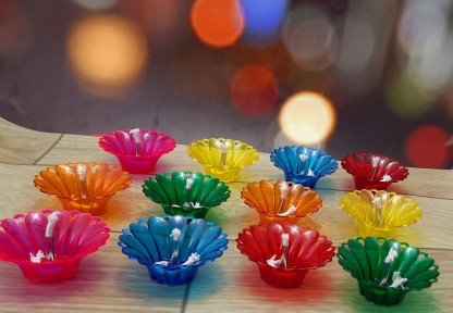 diwali diya plastic