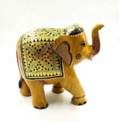 Indicast Wood Elephant Up Trunk Statue Gold Painted Animal Figurines (Gold) Decorative Showpiece cm Price in India - Buy Indicast Wood Elephant Up Trunk Statue Gold Painted Animal Figurines (Gold) Indicast Wood Elephant Up Trunk Statue Gold Painted Animal Figurines (Gold) Decorative Showpiece cm Price in India - Buy Indicast Wood Elephant Up Trunk Statue Gold Painted Animal Figurines (Gold)