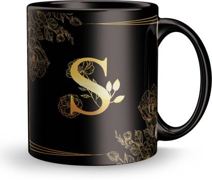 Earnam Letter S Alphabet Design Printed Black Ceramic Ceramic Coffee Mug Price In India Buy Earnam Letter S Alphabet Design Printed Black Ceramic Ceramic Coffee Mug Online At Flipkart Com