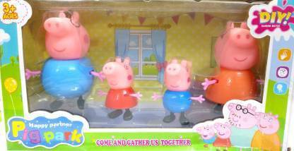 KCCOLLECTION Peppa Pig Family set - Peppa Pig Family set . Buy Peppa Pig,  George Pig, Daddy Pig, Mummy Pig toys in India. shop for KCCOLLECTION  products in India. 