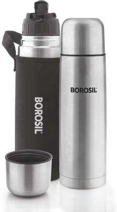Borosil Hydra Thermo Stainless Steel Vacuum Insulated Flask Water Bottle 1000 Ml Black 1000 Ml Flask Buy Borosil Hydra Thermo Stainless Steel Vacuum Insulated Flask Water Bottle 1000 Ml Black 1000