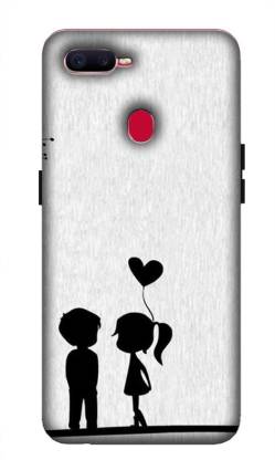 LUCKY  Back Cover for OPPO F9 PRO ( LOVING COUPLE, WALLPAPER)  PRINTED BACK COVER - LUCKY  : 