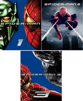Spider-Man - 1 , 2 , 3 (3 movies) dual audio Hindi \u0026 English clear voice \u0026  print