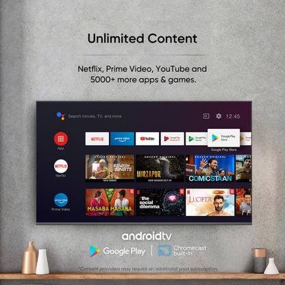 realme SLED 139 cm (55 inch) Ultra HD (4K) LED Smart Android TV