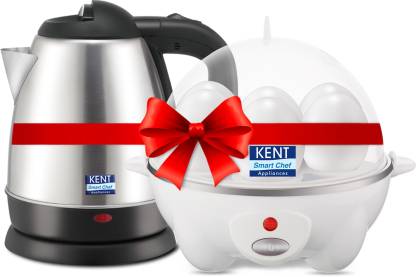 KENT 16056 & 16053 Electric Kettle with Egg Cooker