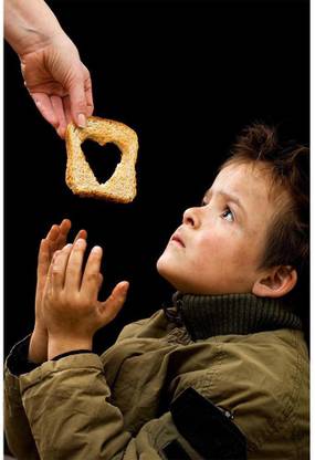 Feeding The Poor Unframed Art Print Paper Print - ArtzFolio.com posters ...