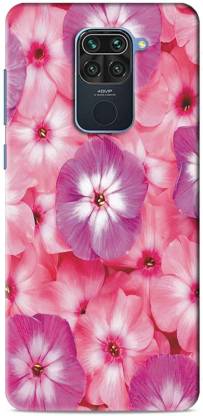 NDCOM Back Cover for Redmi Note 9 Print Flowers Slim Fit Printed