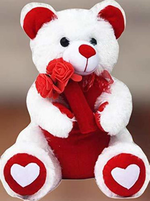 red white teddy