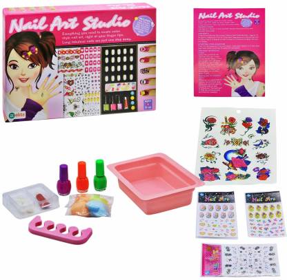 NEW PINCH Nail Art Studio for Girls (Board Game ) - Nail Art Studio for  Girls (Board Game ) . Buy NAIL ART toys in India. shop for NEW PINCH  products in India. 