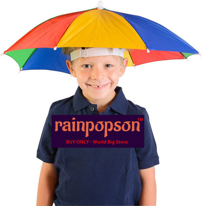Kids Girls \u0026 Boys Cap Umbrella Umbrella 