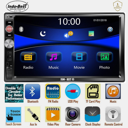 Heavy Duty Double Din Car Stereo 