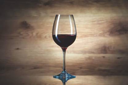 cinshu international RED and White Classic Cabernet Wine Glass,whiskey glass,juice glass / set of 01 / ONE PIECE / 350 ml Glass Wine Glass