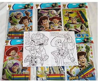 Download Itisyours Coloring Book 12 Sets Of Disney Pixar Toy Story And Crayon Set Children Party Favors Bag Filler Coloring Book 12 Sets Of Disney Pixar Toy Story And Crayon Set Children