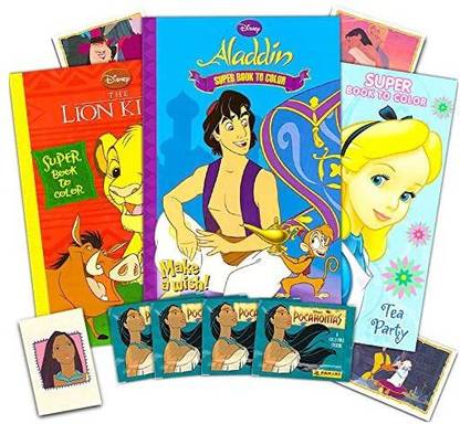 DISNEY Coloring Books for Kids Set -- 3 Coloring Books for ...