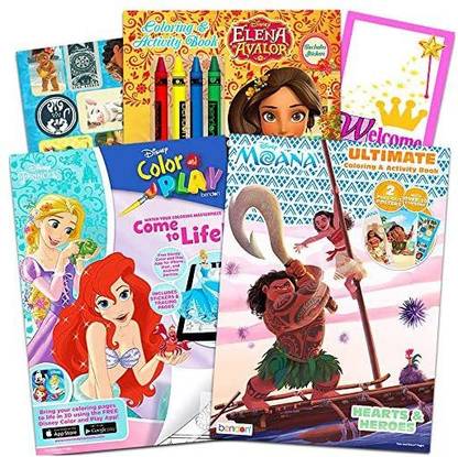 DISNEY Coloring and Activity Book Assortment Bundle ~ 3 Books ...