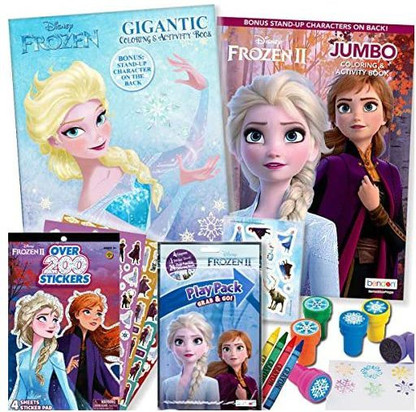 Disney Frozen 2 48-Page Coloring and Activity Book with 4 Crayons and 30 Stickers 45846 