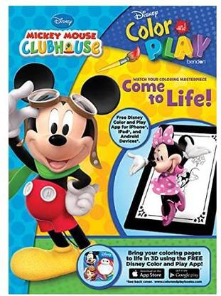 Bendon Mickey Mouse Clubhouse 128-Page Color and Play ...