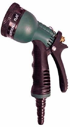 sakoraware garden hose nozzle spray gun with 7 adjustable watering patterns suitable for watering lawn and garden car bike pets cleaning black and green 1 0 l hand held sprayer price in india