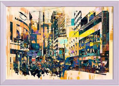 Artzfolio Artzfolio Abstract Art Of Cityscape Canvas Painting White Synthetic Frame 23inch X 16inch 58 4cms X 40 6cms Digital Reprint 16 Inch X 23 Inch Painting Price In India Buy Artzfolio Artzfolio Artzfolio Artzfolio Abstract Art Of Cityscape Canvas Painting White Synthetic Frame 23inch X 16inch 58 4cms X 40 6cms Digital Reprint 16 Inch X 23 Inch Painting Price In India Buy Artzfolio Artzfolio