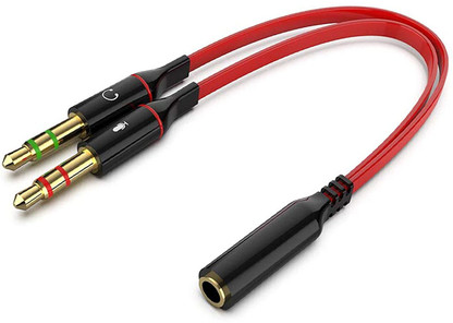 hybite 2 Male to 1 Female 3.5mm 
