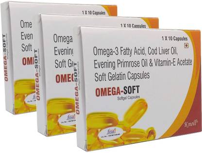knoll omega soft omega 3 cod liver evening primrose vitamin e oil softgels