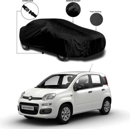 ANTHUB Car Cover For Fiat Panda (With Mirror Pockets)