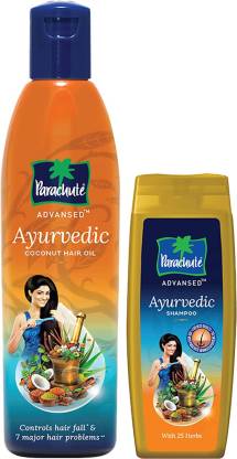 Parachute Advansed Ayurvedic Hair Oil - 300ml & Ayurvedic Shampoo - 80ml  Combo Pack Price in India - Buy Parachute Advansed Ayurvedic Hair Oil -  300ml & Ayurvedic Shampoo - 80ml Combo