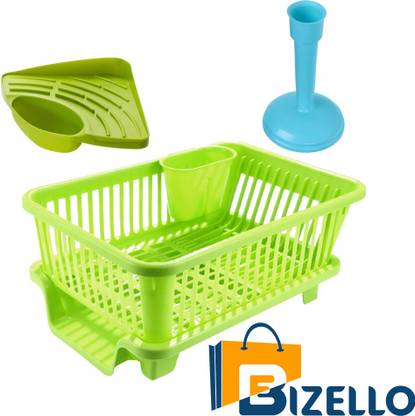 Bizello Combo of Kitchen Sink Dish Rack Drainer with Sink ...