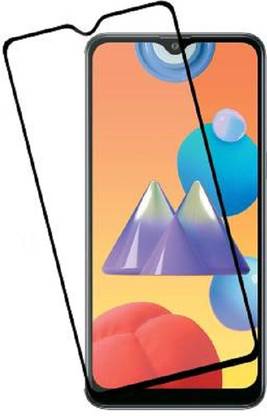 NKCASE Edge To Edge Tempered Glass for Samsung Galaxy M01S