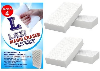 Bath,Toilet Floors ❤Ywoow❤ 50-Pack Magic Cleaning Eraser Sponge Multi-Functional Sponges for Kitchen 50 PC, White Bathroom 