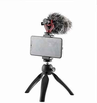 Tabletop Holder Tripod Stand for iPhone/Camera/DLSR/Android Smartphone/Projector with Universal Phone Mount & GoPro Mount Polarduck Mini Tripod Fully Adjustable Angle & Rotation Cell Phone Tripod 