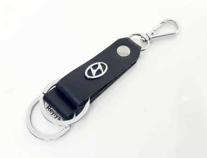 Heniu Genuine Leather Keychain Compatible with Aucra Car Logo Key Chain Accessories Keyring with Logo 