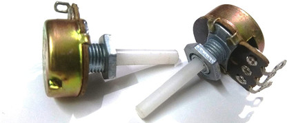 HiLetgo 20pcs WH148 Single-Joint Potentiometer 100K 100K Variable Resistors 15mm Shaft 3Pins 100K Ohm Potentiometer 