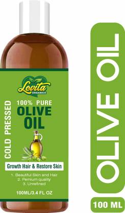 Lovita Organics 100 Pure Organic Extra Virgin Olive Oil For Hair Skin Body Hair Oil Price In India Buy Lovita Organics 100 Pure Organic Extra Virgin Olive Oil
