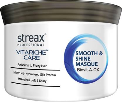 Streax Professional Vitariche Care Smooth & Shine Masque 200g - Price in India, Buy Streax Professional Vitariche Care Smooth & Shine Masque 200g Online In India, Reviews, Ratings & Features Streax Professional Vitariche Care Smooth & Shine Masque 200g - Price in India, Buy Streax Professional Vitariche Care Smooth & Shine Masque 200g Online In India, Reviews, Ratings & Features