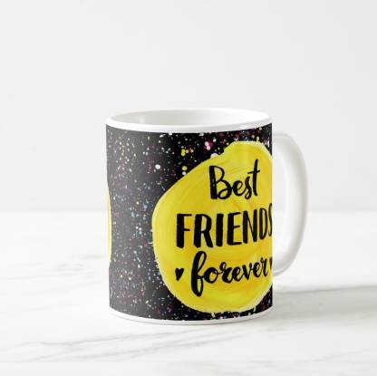 Shreem Handy Mandy Best Friend Coffee Mug Friends Gift For Best Friends With Glossy Finish With Vibrant Print Ceramic Coffee 11oz 350m Ceramic Coffee Mug Price In India Buy Shreem Handy