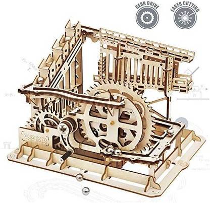 ROKR 3D Wooden Puzzle Mechanical Gears Set DIY Assembly Model ...