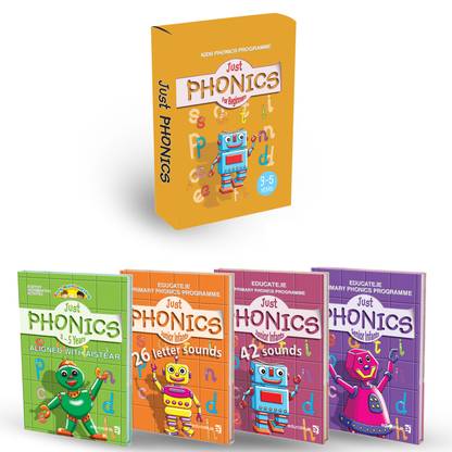 Just Phonics All In One Book for Kids, Phonics Kids books Set ...